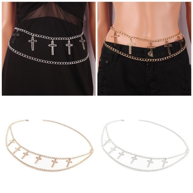 Women Formal Wear Belt - 39BD 인기 체인 벨트 금속 교차