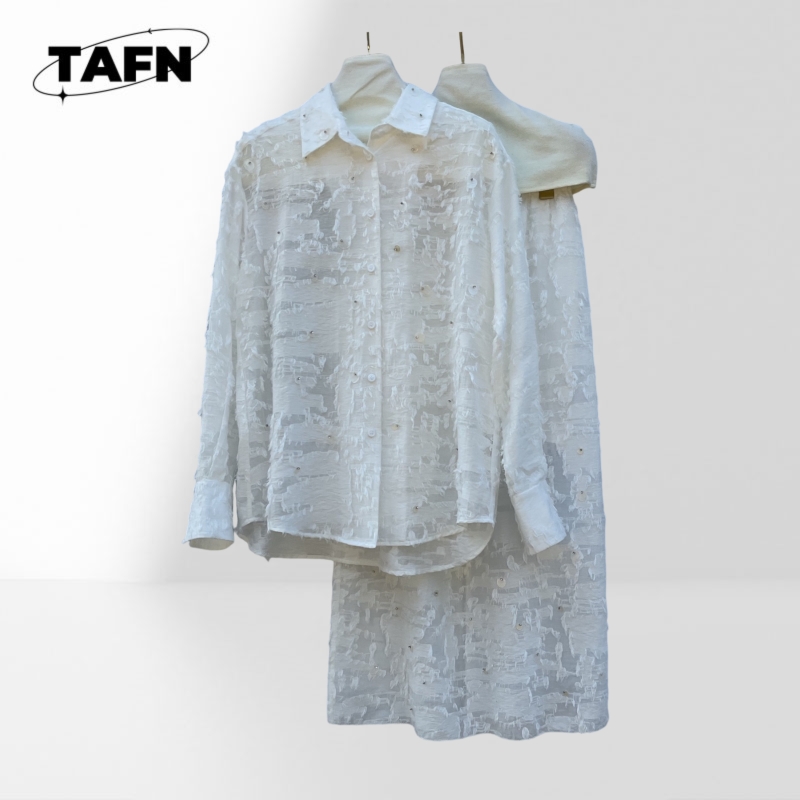 Women Formal Wear Outfits - 여성용 모던 투피스 드레스 세트 캐주얼