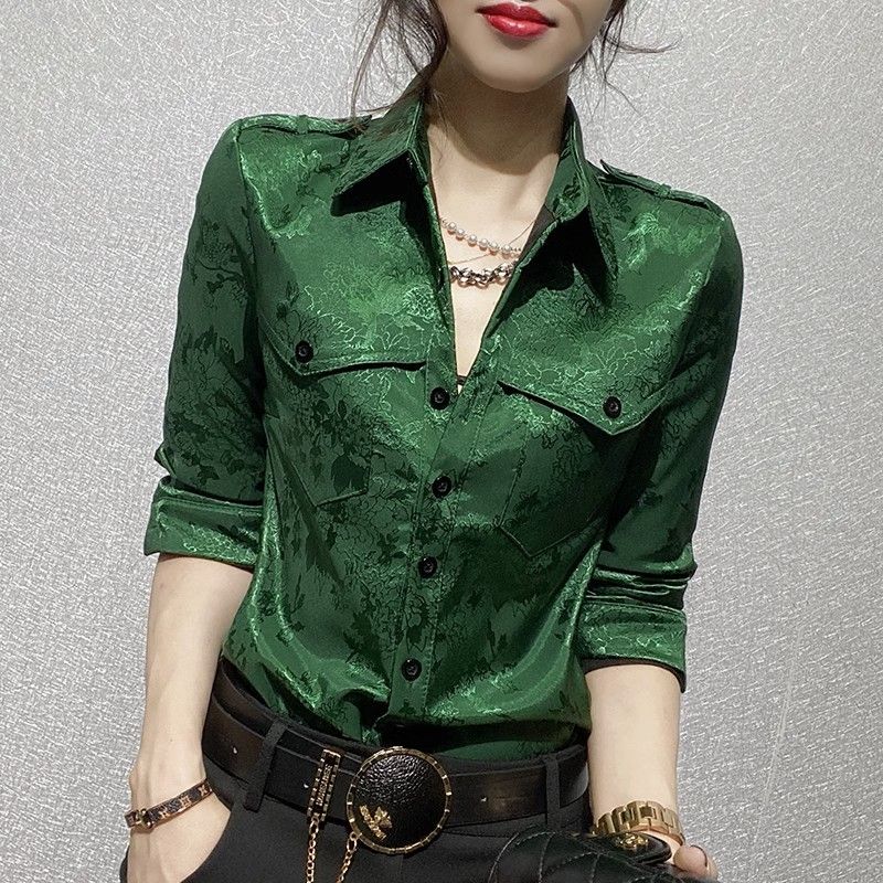 Women Formal Wear Outfits - 여성용 긴팔 셔츠 블라우스, 사무실 의상