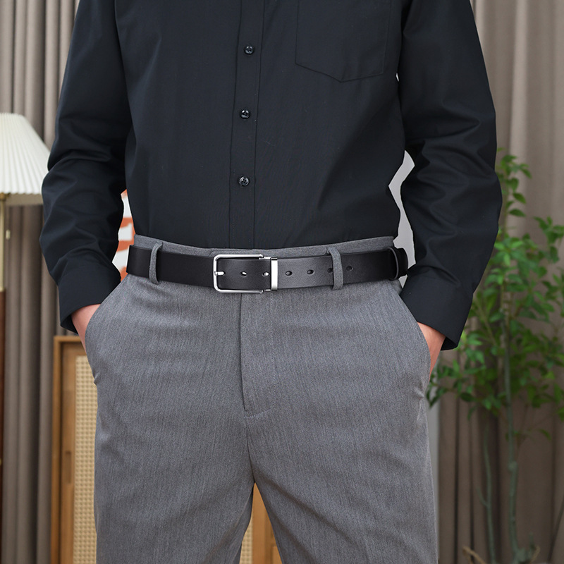 Women Formal Wear Belt - 비즈니스 정장용 핀 버클 벨트, 스테인리스