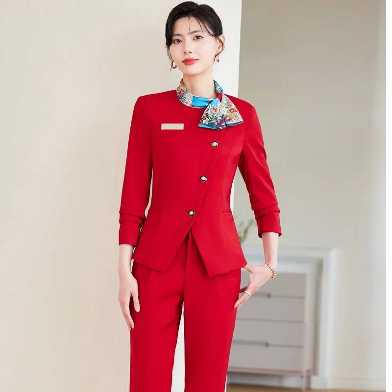 Women'S Formal Wear Plus Size - 플러스 사이즈 여성용 정장 바지 정장
