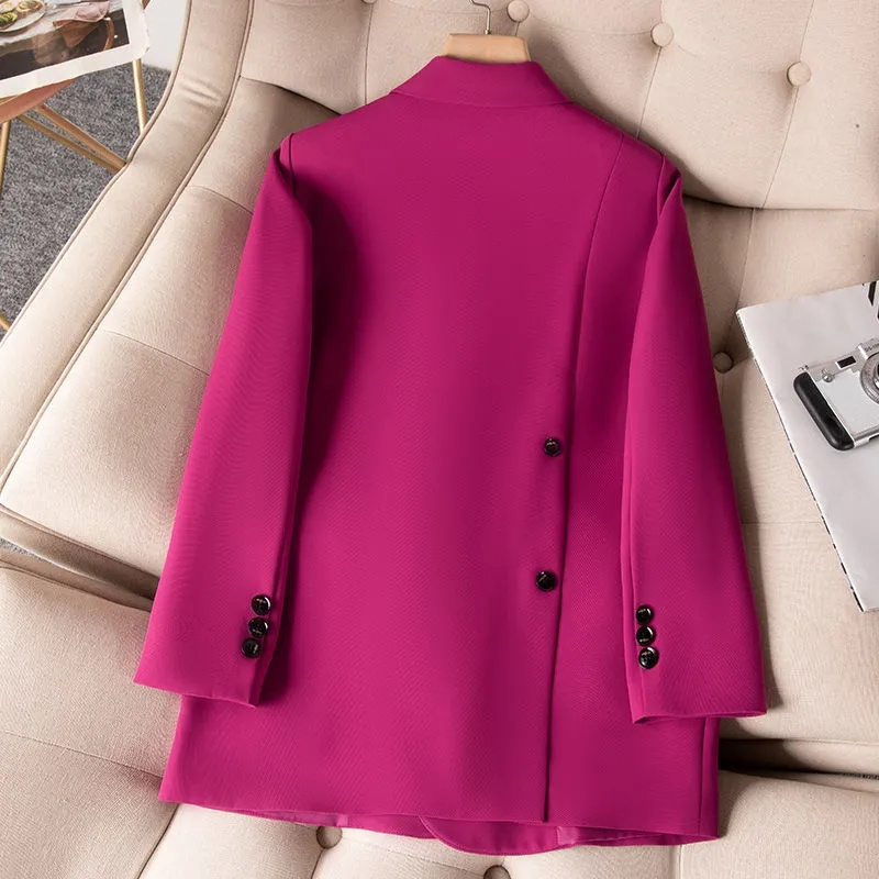 Women Formal Wear Black - 여성용 정장 블레이저 2023, 로즈 블랙,