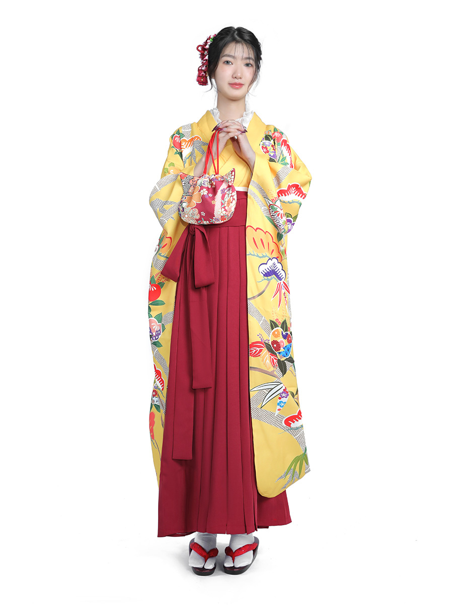 Women Formal Wear For Graduation - 여성용 일본식 기모노 세트 와비사비 스타일