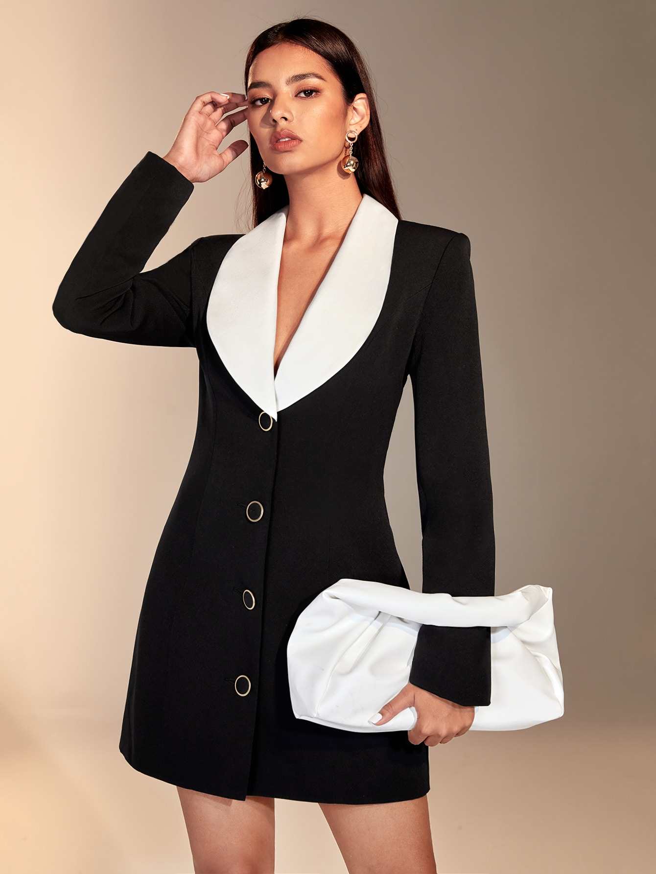 컬러 매칭 여성 블레이저 드레스 패션쇼 맞춤형 정장 오 - Women Formal Wear For Graduation 리뷰 및 가격