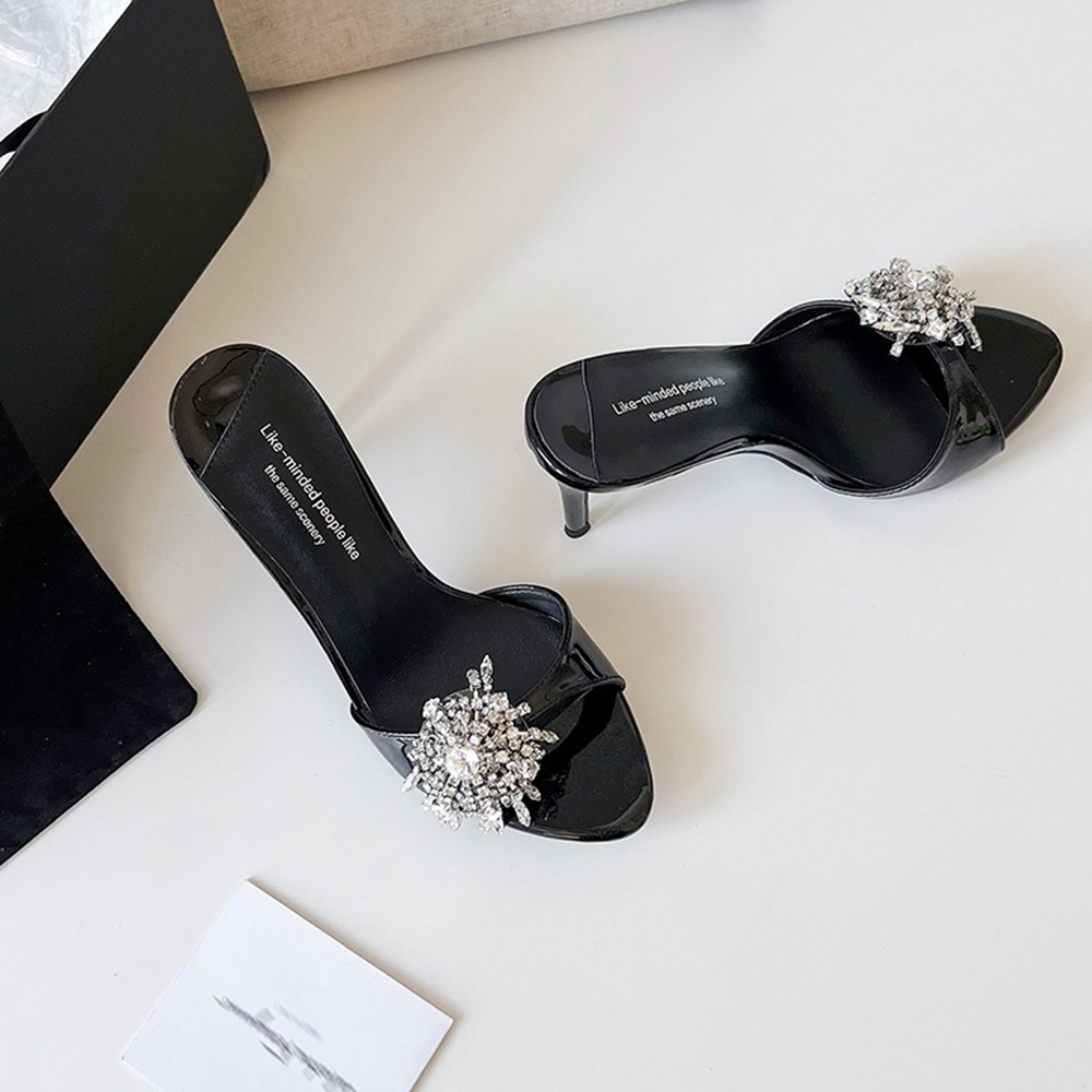 진짜 가죽 여성 유행 여름 오픈 발가락 슬림 힐 하이힐 - Women Formal Wear Heels 리뷰 및 가격