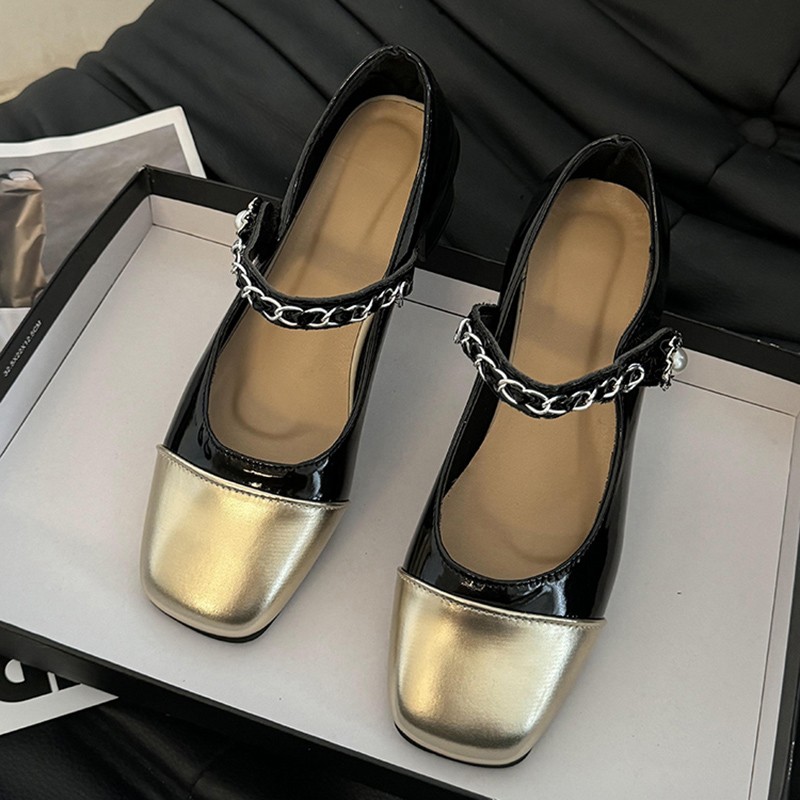 2026 펄 클래스프 두꺼운 굽 하이힐 블랙 화이트 클 - Women Formal Wear Heels 리뷰 및 가격
