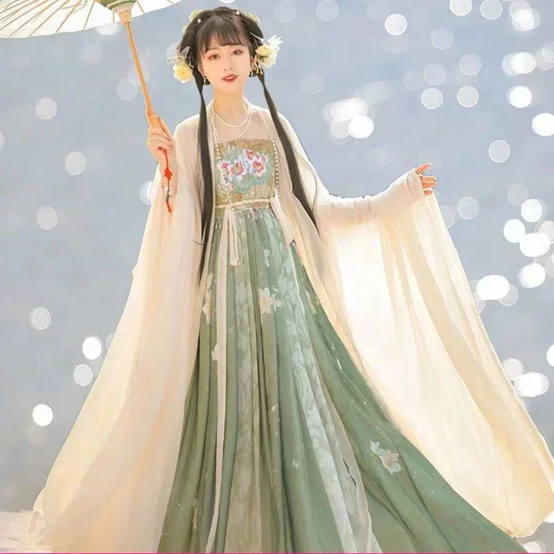 중국 스타일 레드 그린 코스프레 의상 드레스 여성 무대 - Women Formal Wear For Graduation 리뷰 및 가격