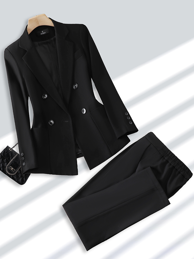 여성용 정장 바지 정장, 사무용 비즈니스 작업복 블레이 - Women Formal Wear Black 리뷰 및 가격