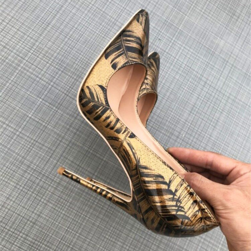 Veowalk 여성용 메탈릭 골드 패턴 펌프스 블랙 플 - Women Formal Wear Heels 리뷰 및 가격