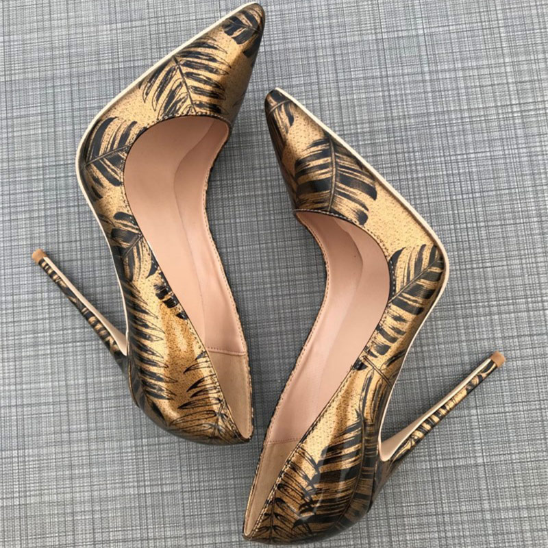 Veowalk 여성용 메탈릭 골드 패턴 펌프스 블랙 플 - Women Formal Wear Heels 리뷰 및 가격