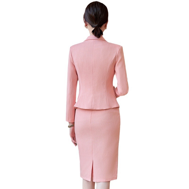 우아한 여성용 정장 스커트 세트, 오렌지 블루 핑크 더 - Women Formal Wear Winter 리뷰 및 가격