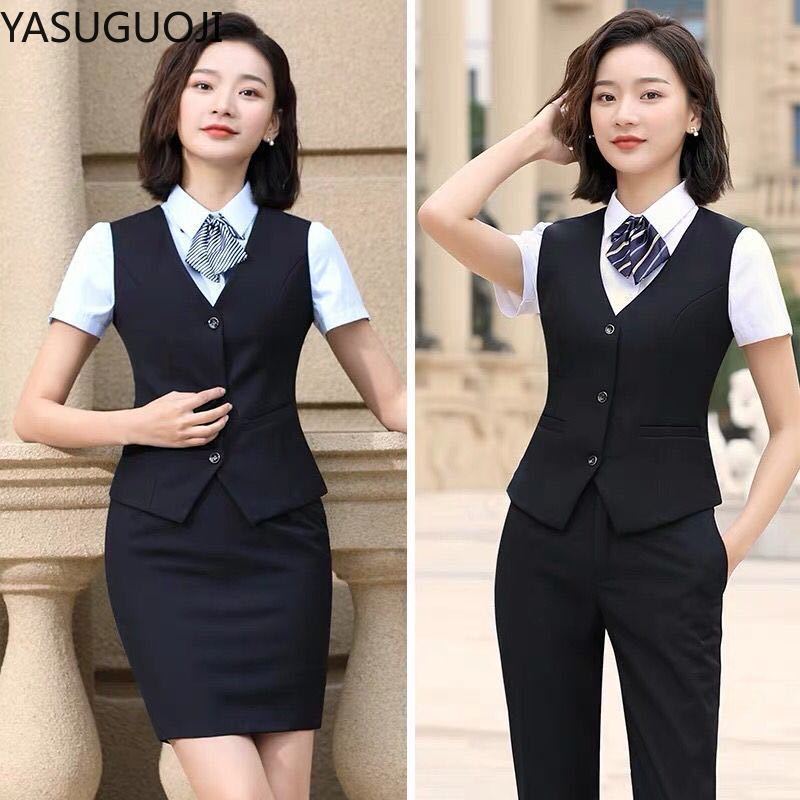 YASUGUOJI 우아한 패션 여성 조끼 작업복, 슬림 - Women'S Formal Wear Plus Size 리뷰 및 가격
