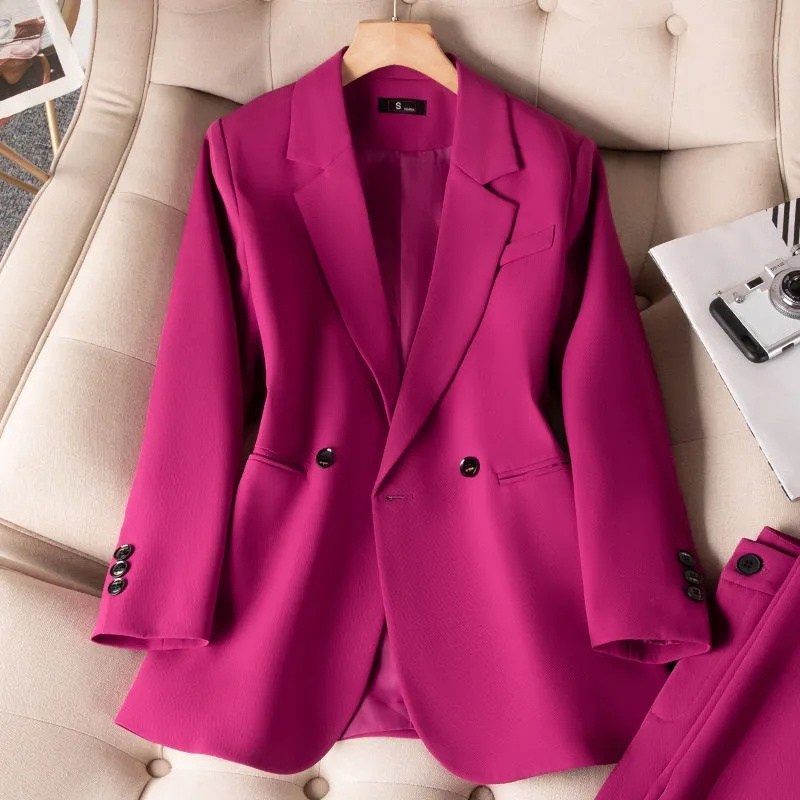 여성용 정장 블레이저 2023, 로즈 블랙, 긴팔, 더 - Women Formal Wear Black 리뷰 및 가격