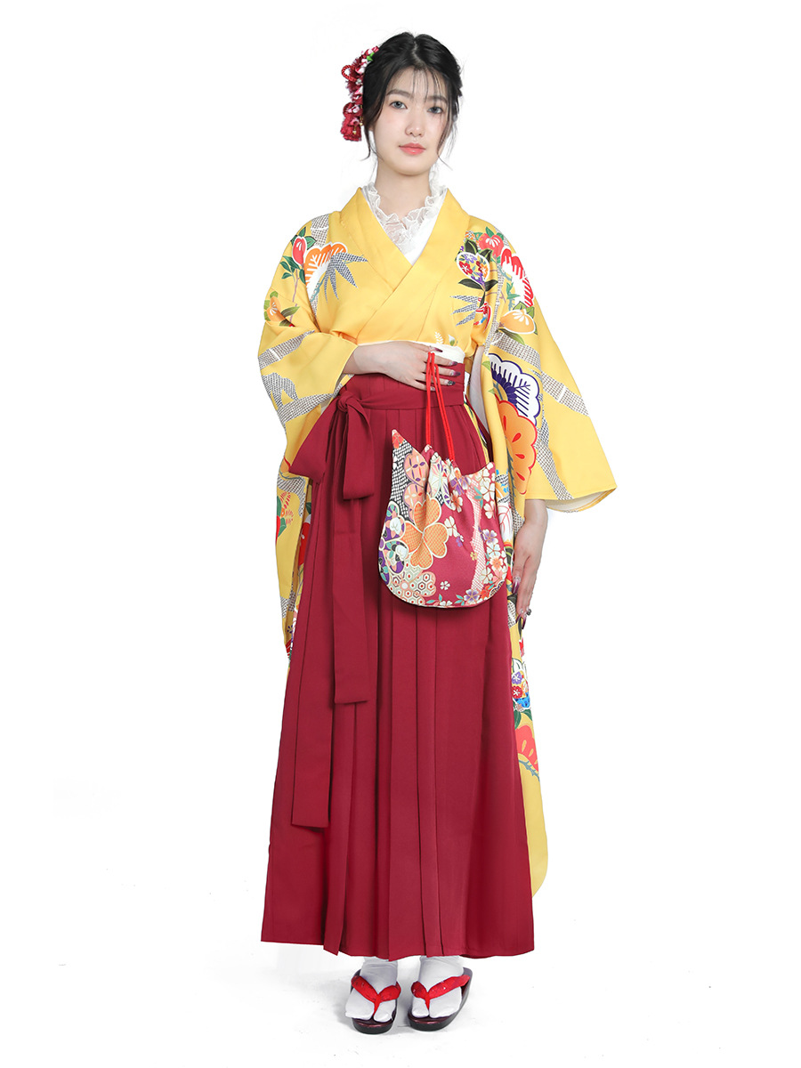 여성용 일본식 기모노 세트 와비사비 스타일 하카마 드레 - Women Formal Wear For Graduation 리뷰 및 가격