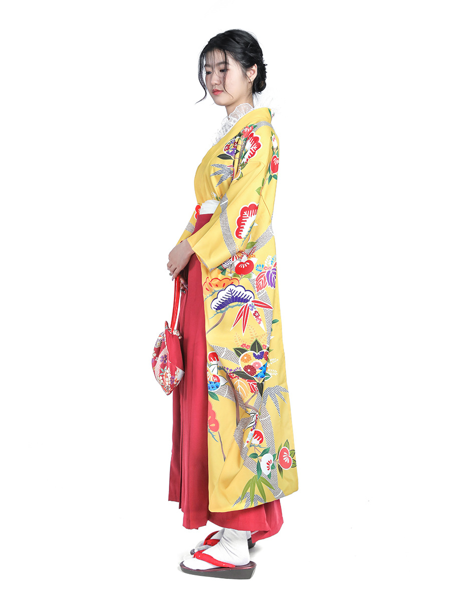 여성용 일본식 기모노 세트 와비사비 스타일 하카마 드레 - Women Formal Wear For Graduation 리뷰 및 가격